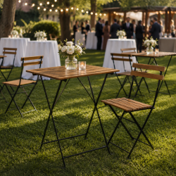 Kávéházi Asztal – Összecsukható Bistro Asztal